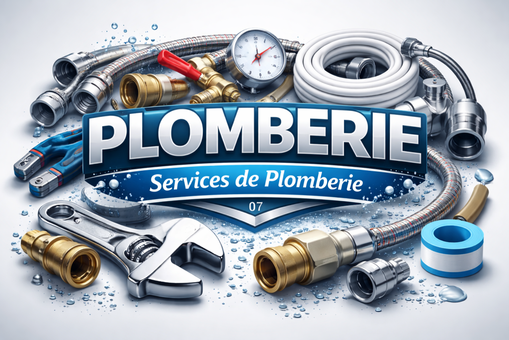 services de plomberie et outils